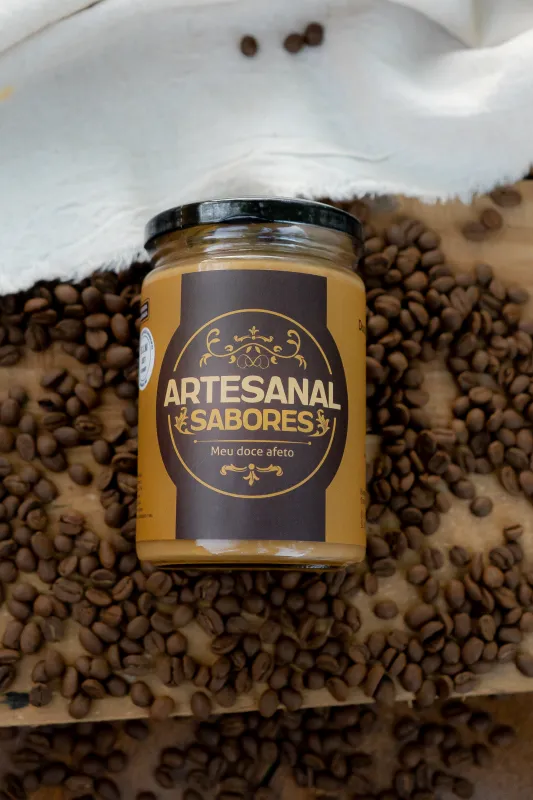Doce de leite com café